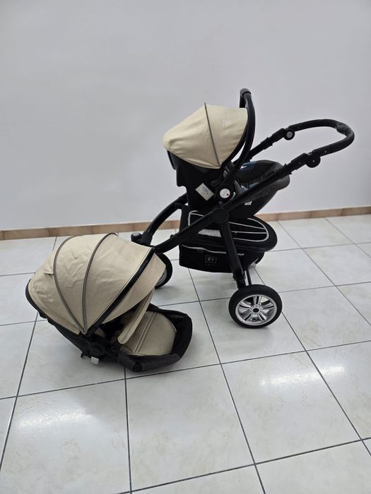 Carrinho de Bebé 3 em 1 ZY Baby – Em Excelente Estado!64332086094339121