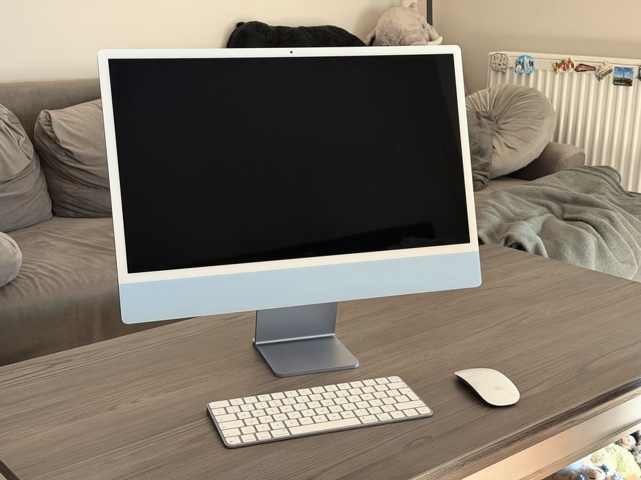 Apple iMac M1 16GB RAM 512 GB SSD niebieski