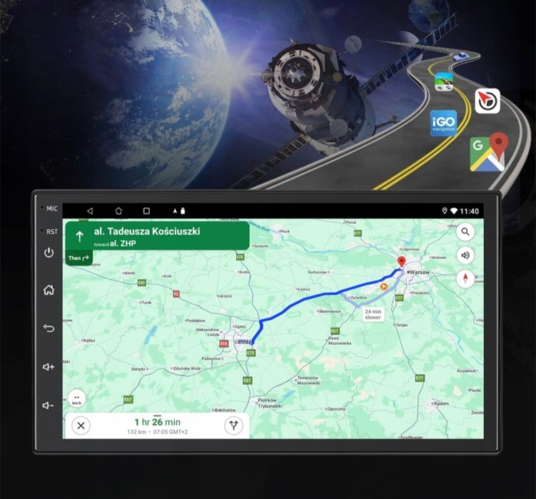 Radio Nawigacja 2din  Android 4/64gb Carplay, Android Auto