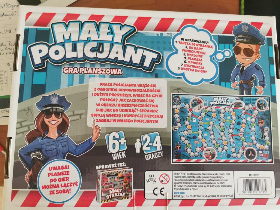 Gra planszowa mały policjant