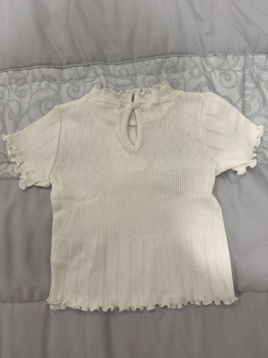 Camisola / T-shirt Branca Bebé H&M NOVA