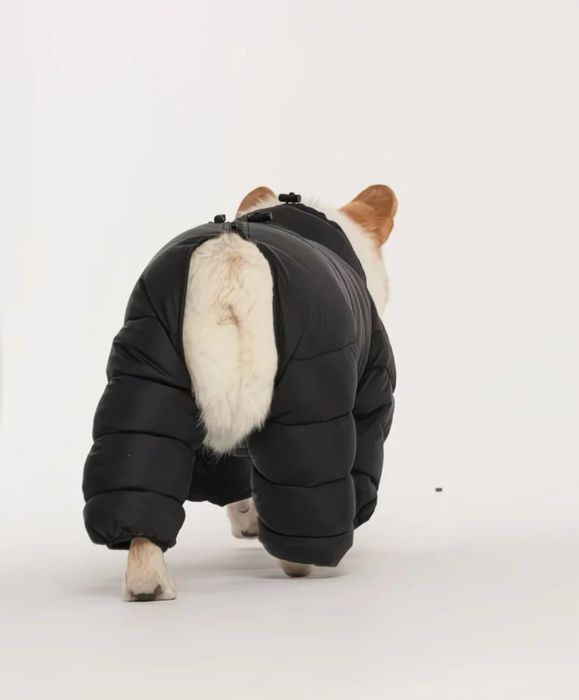 Зимовий комбінезон на флісі для собак стаф пітбуль коргі