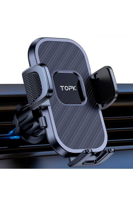 Тримач для телефону автомобільний TOPK чорний новий