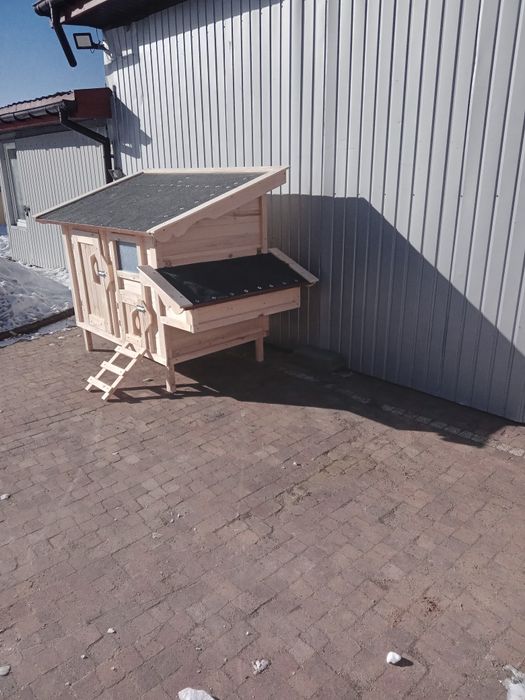 Kurnik dla kur drewniany