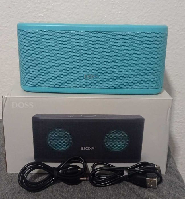 DOSS SoundBox Plus Bluetooth 20h – Nova – Turquesa