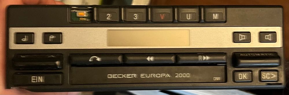 Rádio Becker Europa 2000 - Mercedes