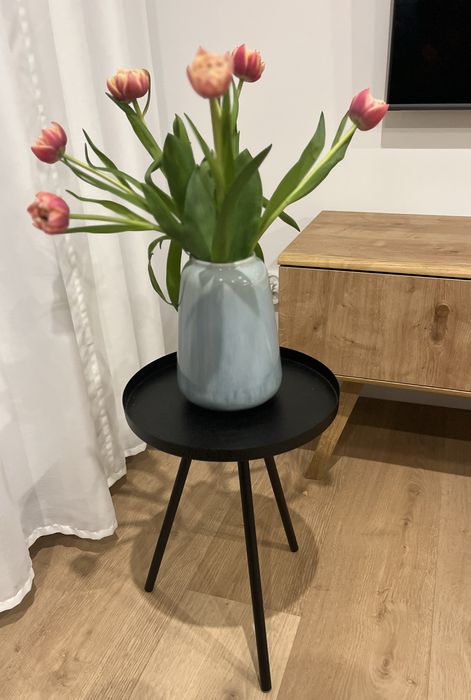 Metalowy stolik H&M stolik nocny podstawka na kwiatka stolik kawowy