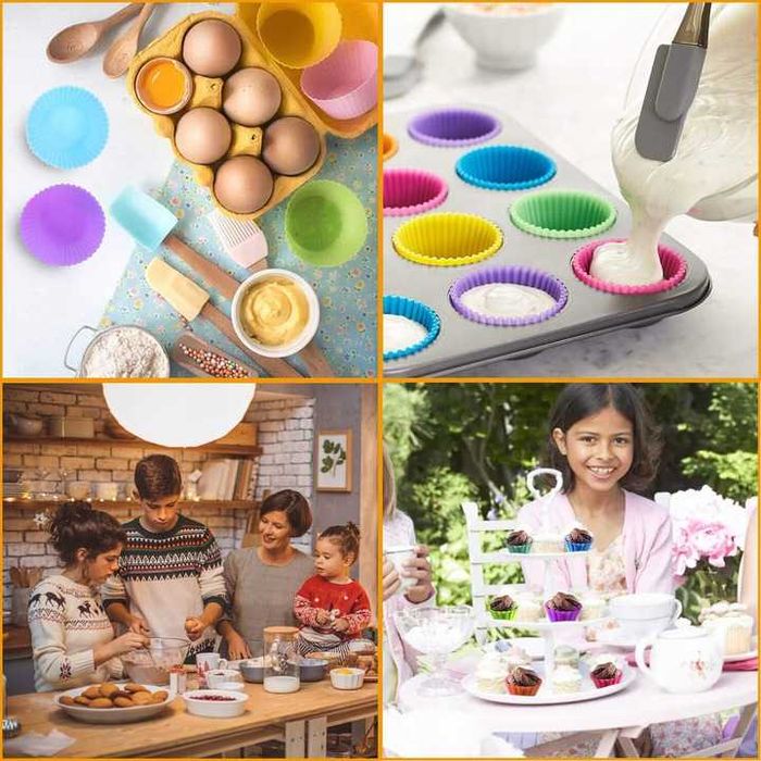 Forma na muffinki babeczki blacha taca silikonowe foremki