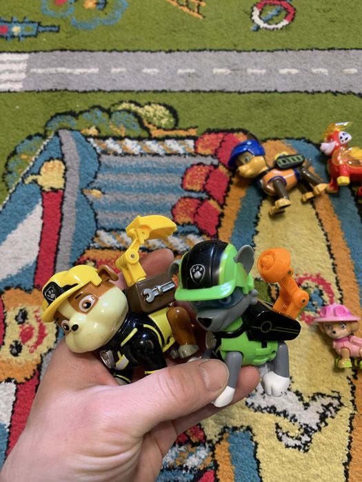 Дитячі іграшки щенячий патруль фігурки RAW Patrol щенки