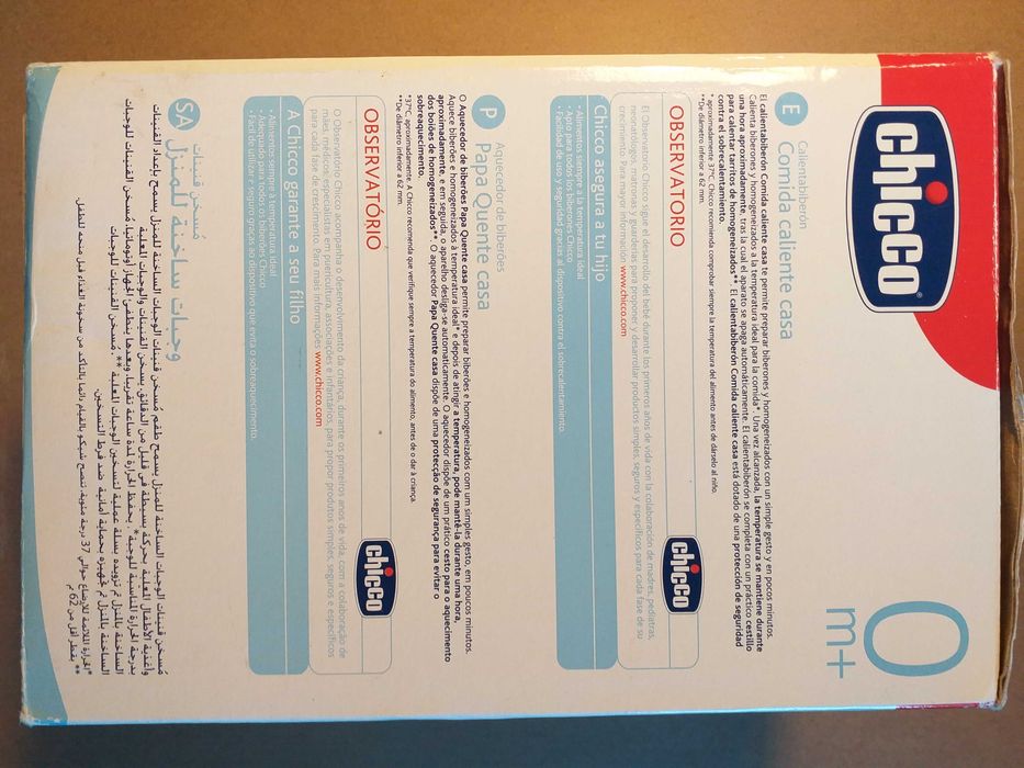 Aquecedor biberão Chicco