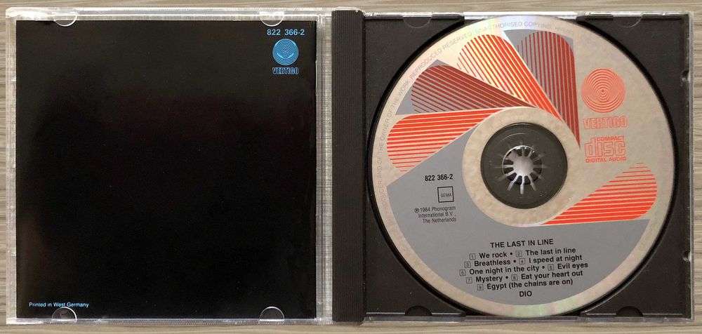 CD Dio - Holy Diver, The Last, Dream Evil, Lock Up The Wolves