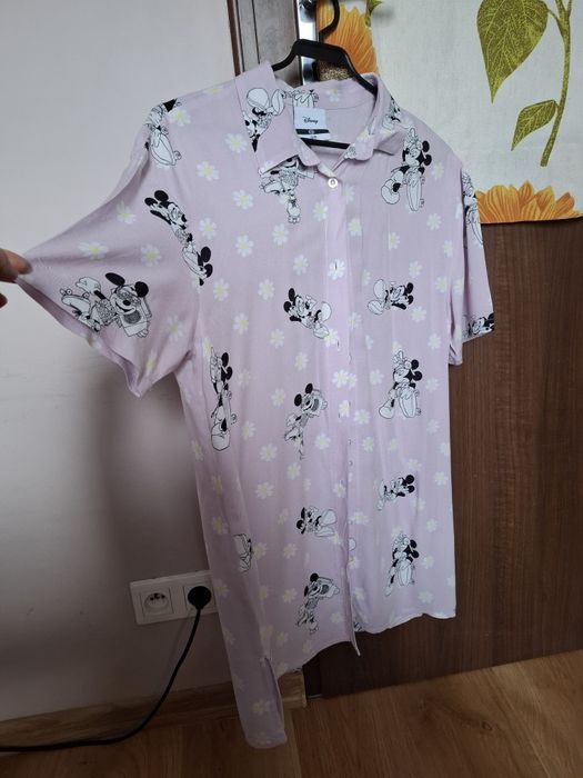 Różowa koszula z krótkim rękawem myszka Miki Disney M