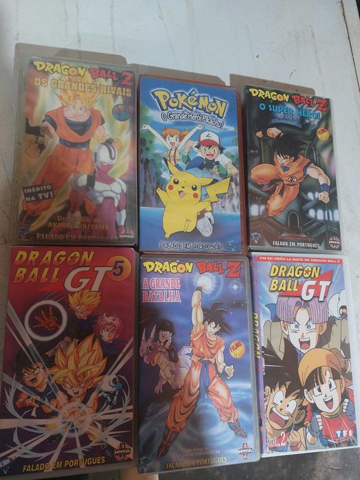 Vhs dragon ball e pokemon