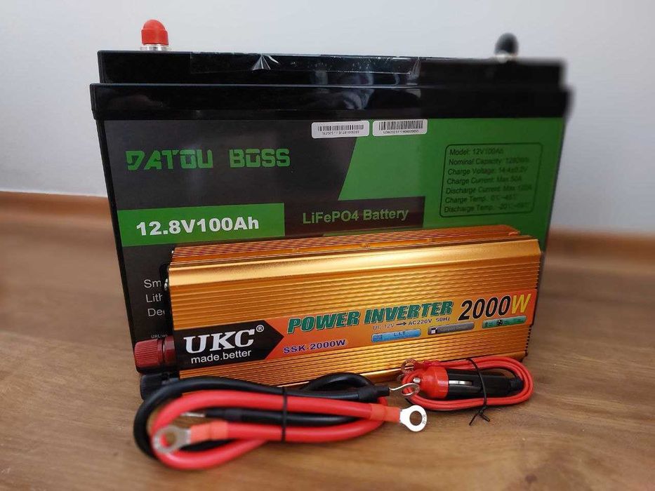 Аккумулятор LiFePO4 12V 100Ah Datou Boss 100A, BMS для ДБЖ Батарея