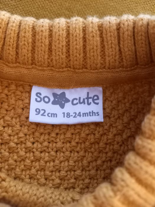 Sweter, rozm 92, 100 % cotton