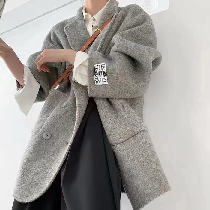 Marynarka żakiet oversize wełna merino 100% jesień/zima kolory