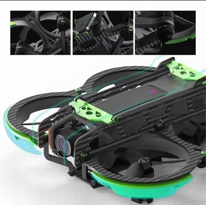 DJI Avata 2 Armadura em fibra de carbono