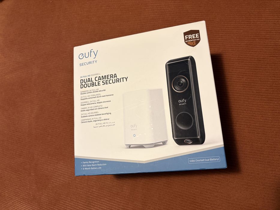 Campainha inteligente eufy s330 2k com homebase nova