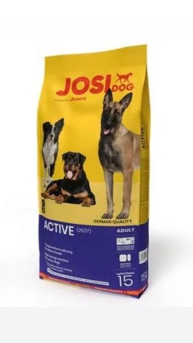 Йозі 15кг JOSERA JosiDog Active високоенергетичний корм для активних д