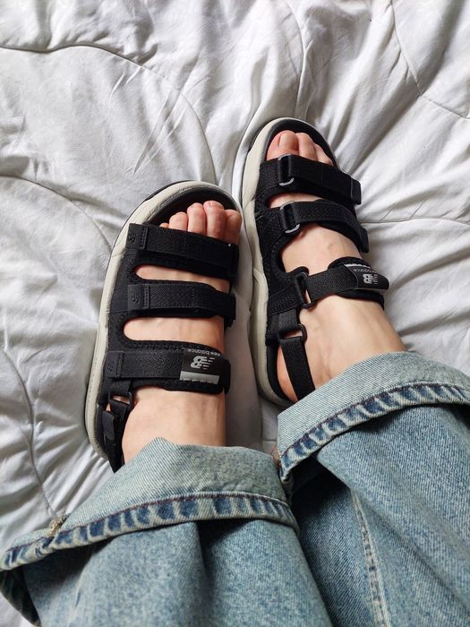 Сандалі New Balance Sandals 36-44р Унісекс Black Grey