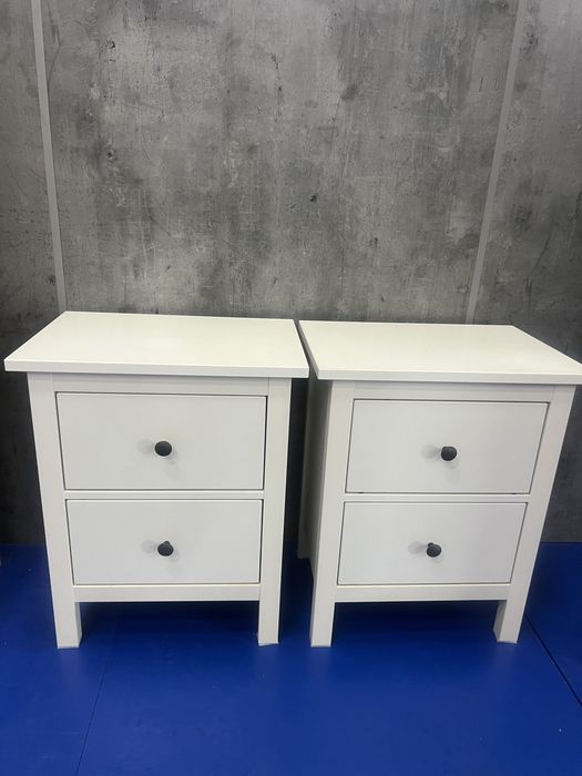 Dwie białe szafki nocne ikea HEMNES / dostawa gratis
