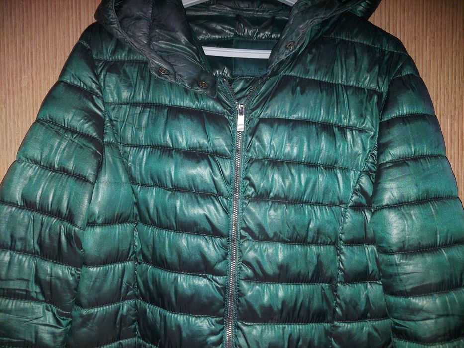 Amisu | New Yorker | płaszcz | kurtka | butelkowa zieleń