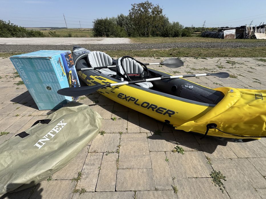 Човен надувна байдарка каяк Intex EXPLORER-K2