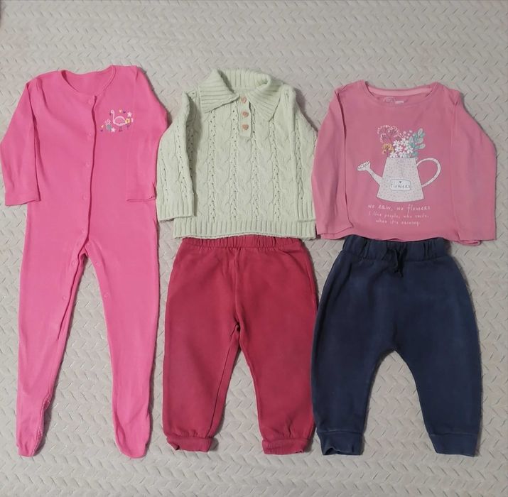 Лот набір одягу на дівчинку 6-9 місяців