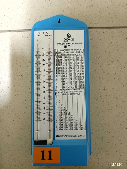 термометр и гигрометр психрометрический ВИТ-1