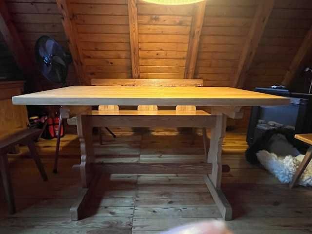 Komplet mebli drewno