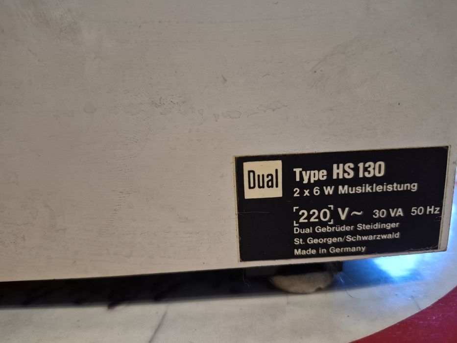 Adapter gramofon Dual HS 130 sprawny
