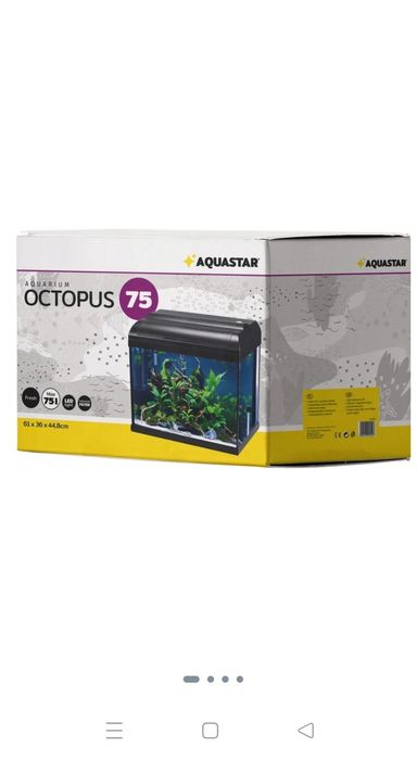 Akwarium Aquastar octopus 75i  + dwa filtry
