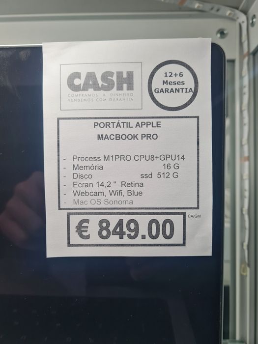 MacBook Pro 2021 Portable 14'' – 1-Year Warranty64730166887555121