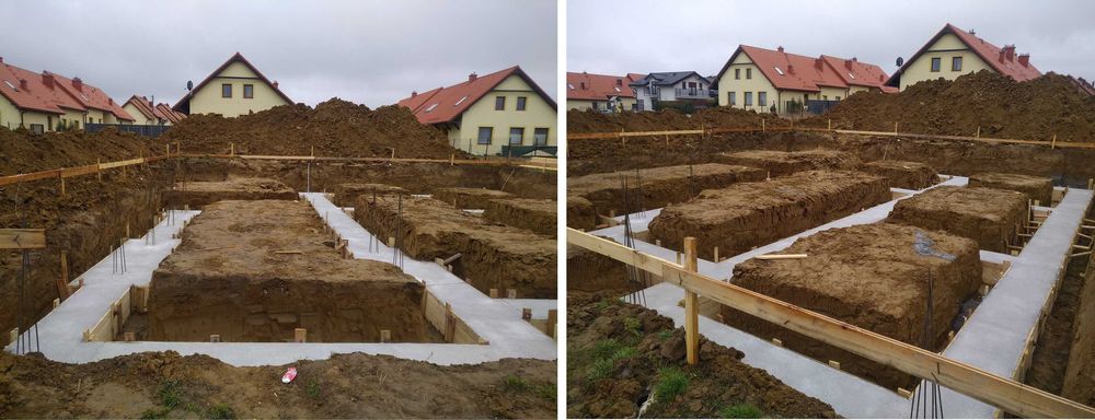 Dzialka z rozpoczeta budowa domu 155 m² stan "zero" 1001 m² super lokalizacja! - Widok 6