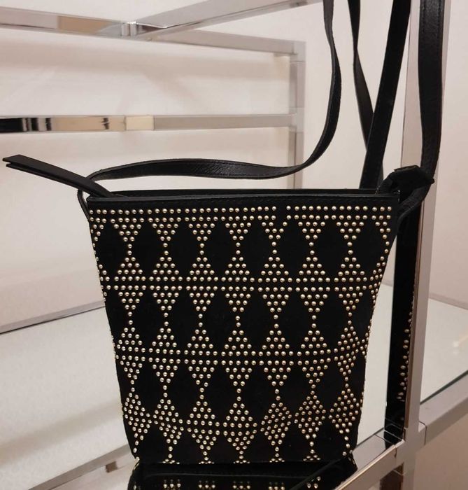 Женская сумочка из натуральной замши "AND / OR".