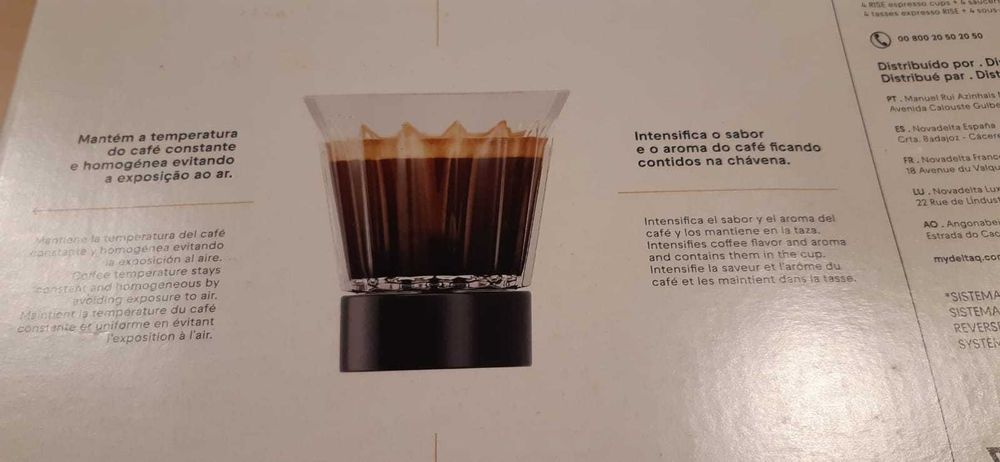 4 Copos Expresso Delta RISE
