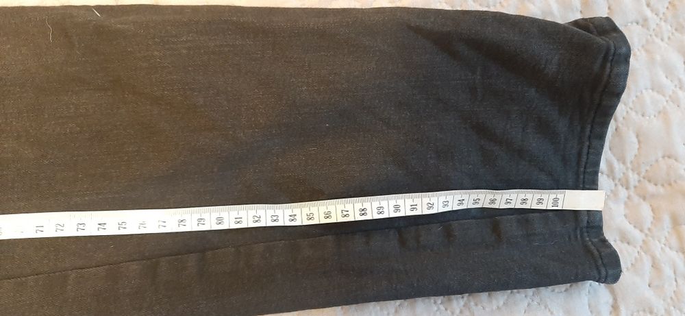 Jeansy grafirowe męskie spodnie