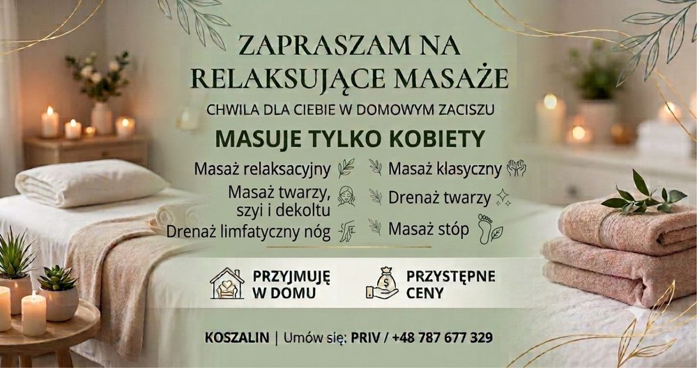 Masaze relaksacyjne