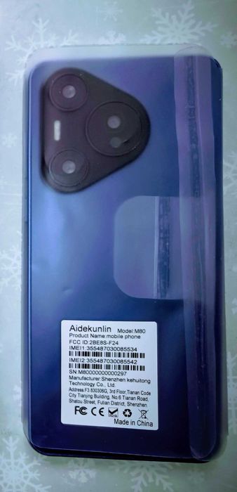 Telemóvel mod. F24 Android 128GB RUM+6GB RAM, Smartpone novo, na caixa