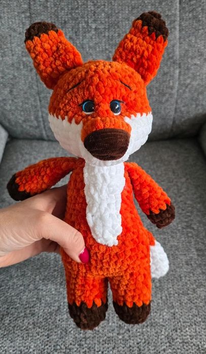 Lisek na szydełku- Handmade, rękodzieło