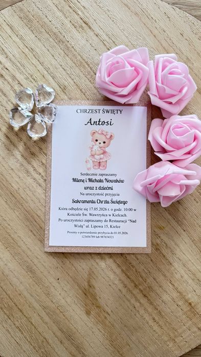 eleganckie zaproszenia personalizowane na każdą okazje