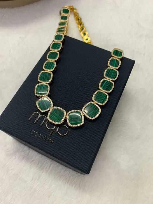 Naszyjnik APM Monaco Malachite – Klasyczna Elegancja