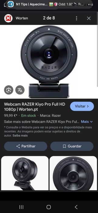 Webcam Razer kiyo Pro