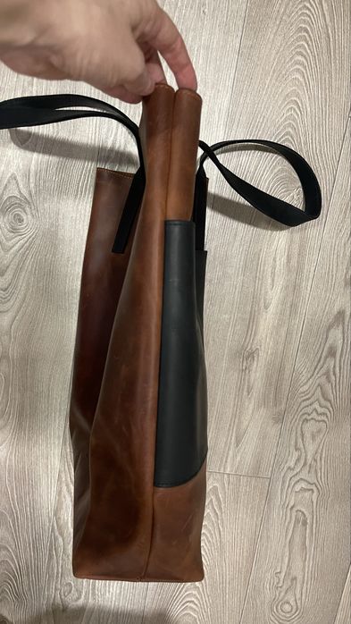 Велика шкірянка сумка