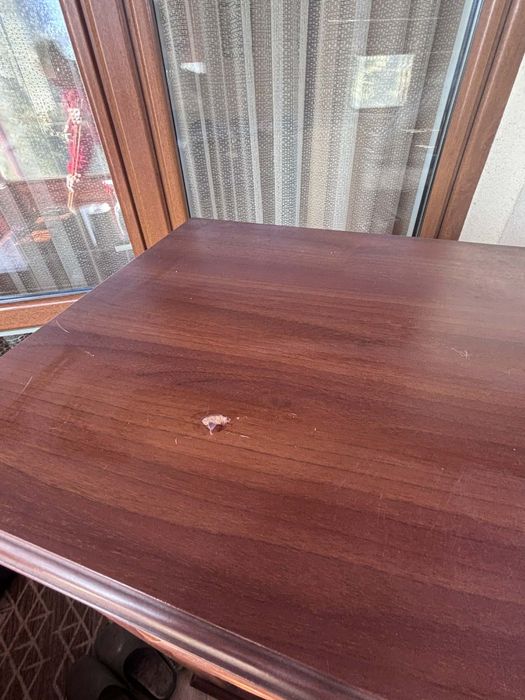 Barek brązowy z szufladami