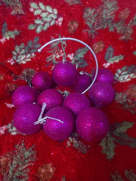 Zestaw 19 ozdób świątecznych