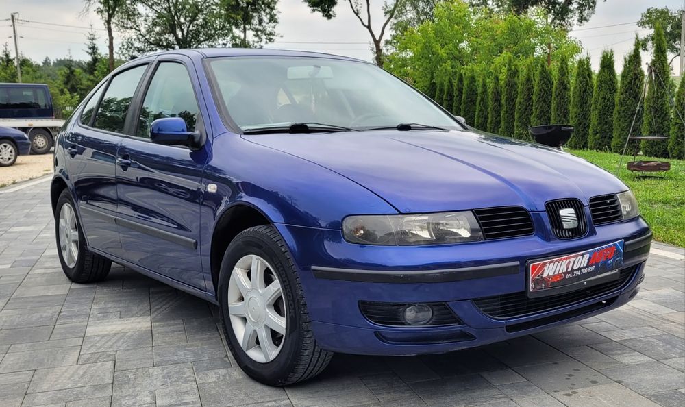 Seat Leon*2002 rok*1,6 B+Gaz*I właściciel*Długie opłaty*Sprawna klima
