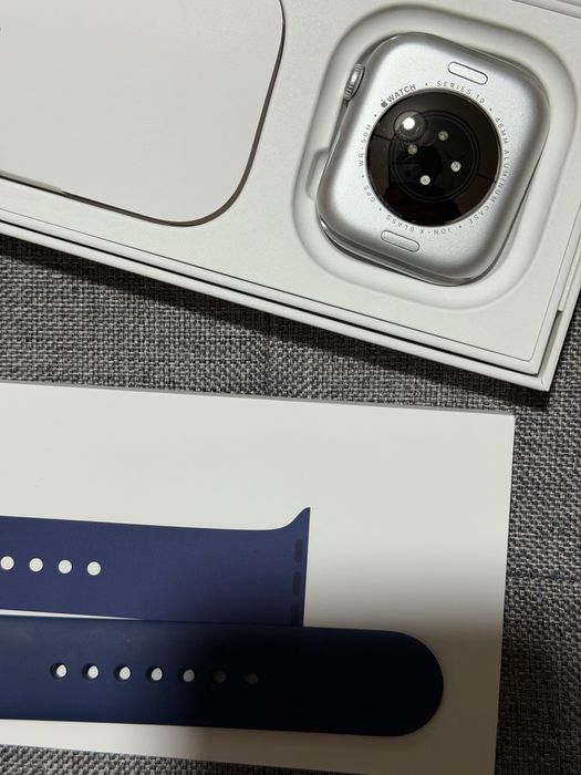 Apple Watch Series 10 46mm Prateado | Impecável | Com Fatura + Bateria 99%