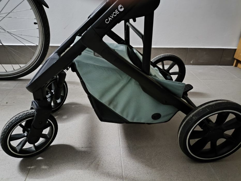 Jak nowy Wózek Cavoe Moi+ plus 2w1 gondola + spacerówka Boho Green