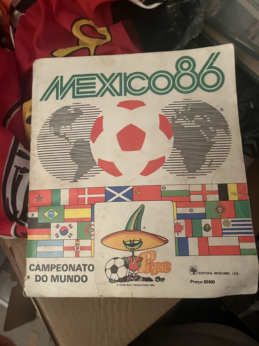 Caderneta Mundial Mexico 86